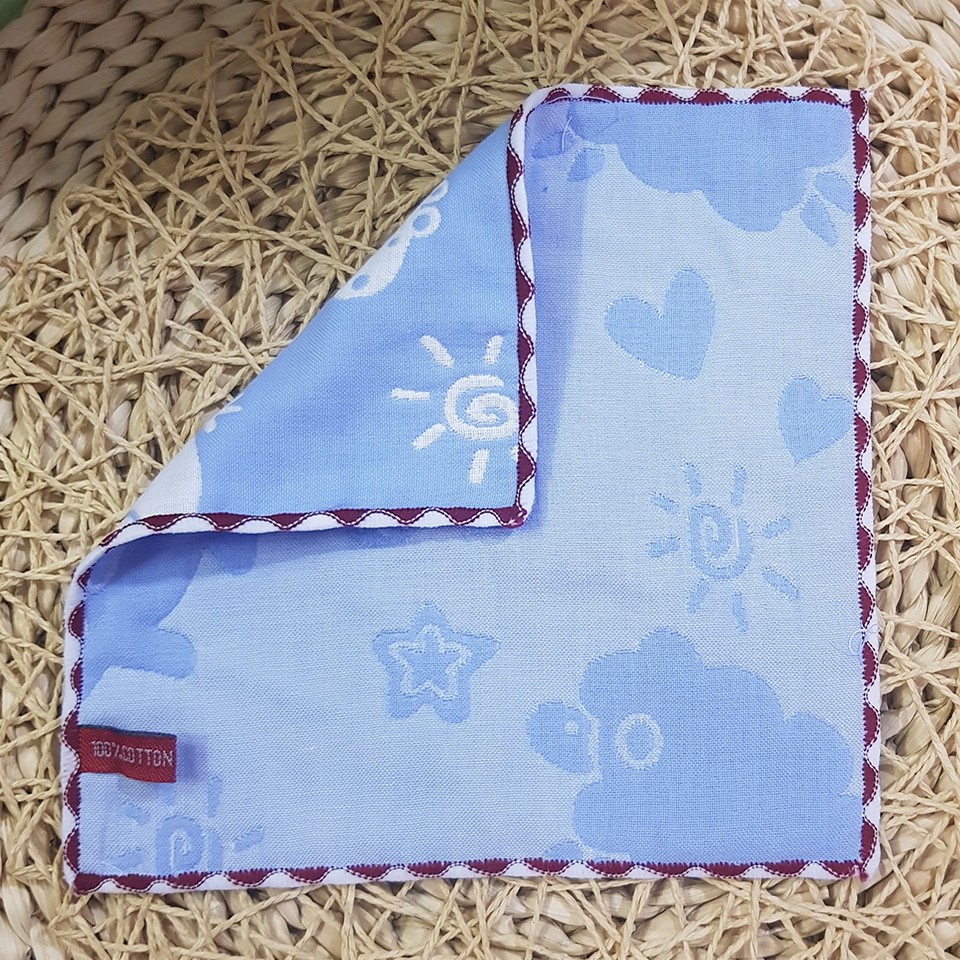 Khăn Lau Mặt Xô Cotton Cho Bé, Khăn Mặt Xô Cotton 6 Lớp Cho Trẻ