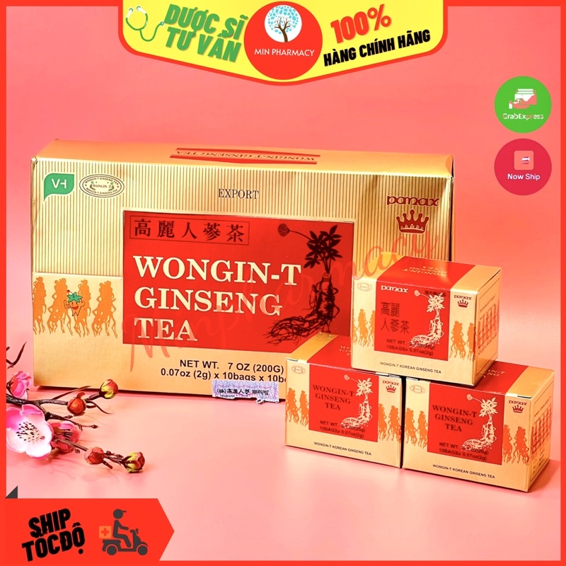 Trà Nhân Sâm Hàn Quốc Wongin - T gói 2g - Minpharmacy