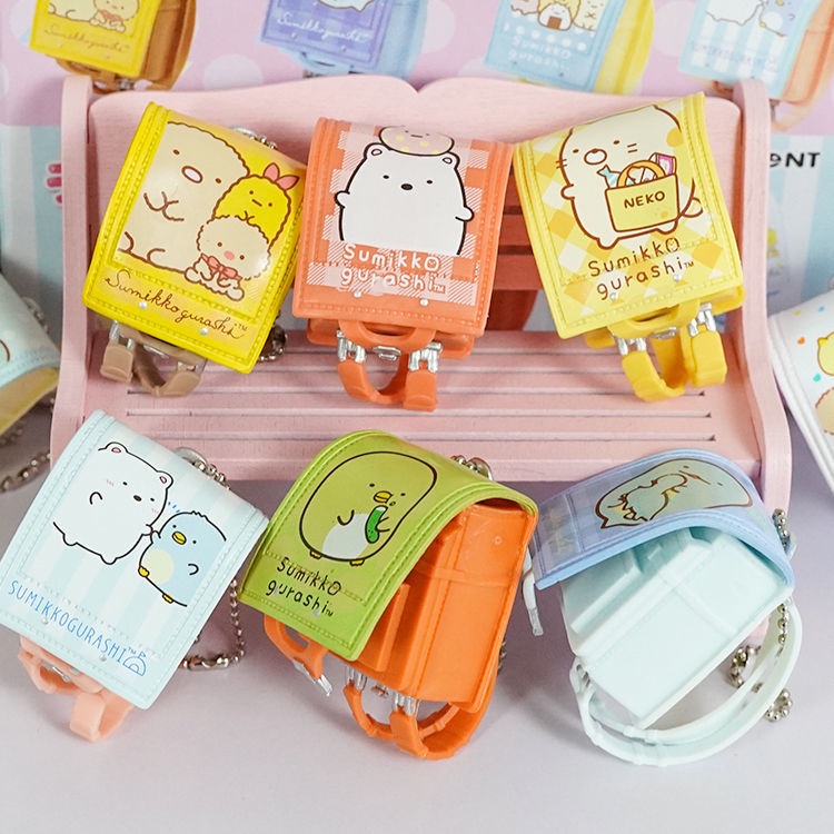 Móc Khóa Nhựa PVC Hình Sumikko Gurashi Dễ Thương