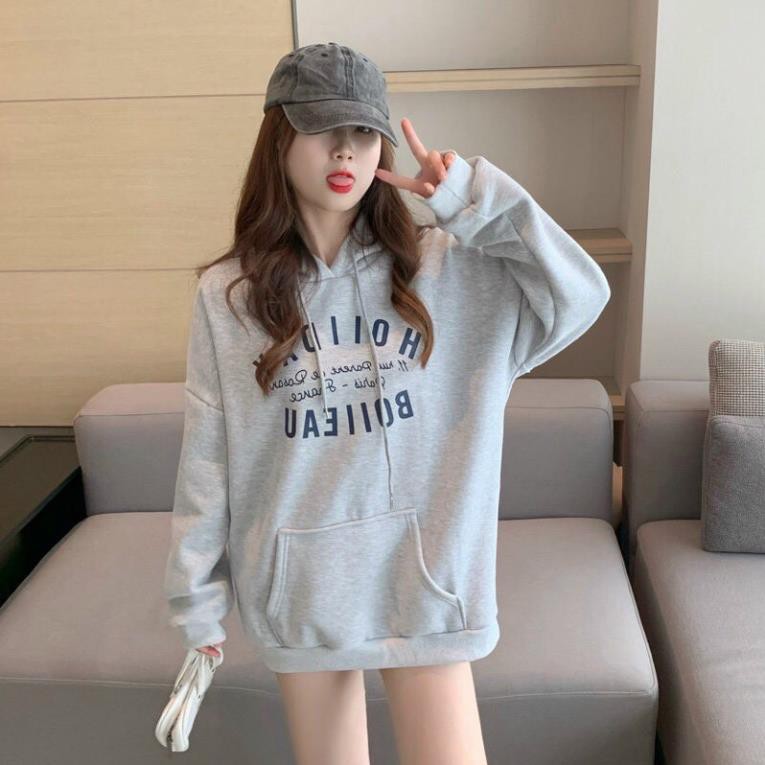 HOT TREND _ Áo hoodie nữ, áo hoodie nam, họa tiết chữ HOLIDAY , áo hoodí siêu hot, thời trang thu | BigBuy360 - bigbuy360.vn