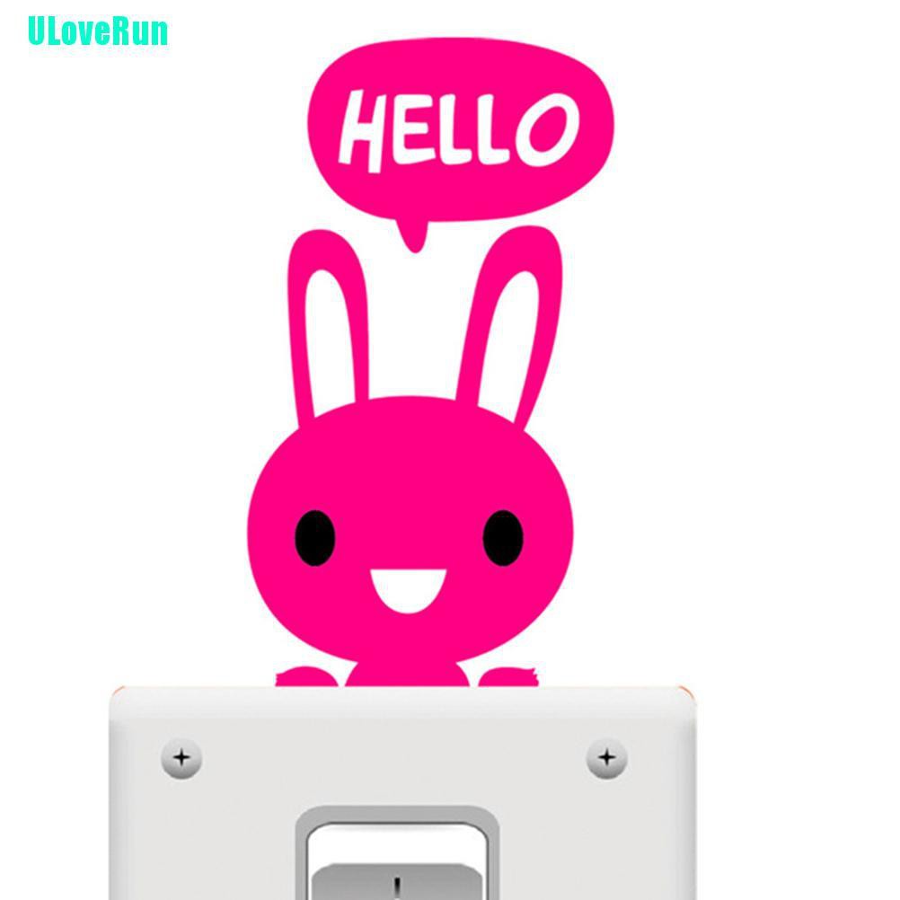 Miếng Dán Trang Trí Công Tắc Hình Nhân Vật Hoạt Hình Thân Thiện Với Môi Trường