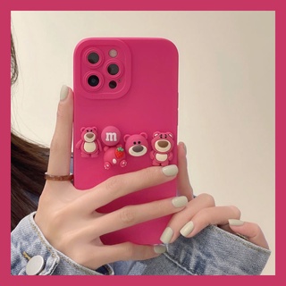 Ốp điện thoại hình lotso 3d diy cho iphone 13 pro max iphone 12 pro max iphone 11 pro max iphone 7 8 plus xr xs max