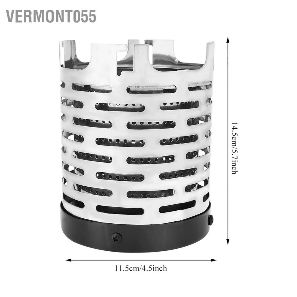 Có thể bán buôn Di động Mini ngoài trời gấp kim loại sưởi ấm bếp gas Nắp cắm trại Phụ kiện đi bộ đường dài Vermont055 Hàng giao ngay