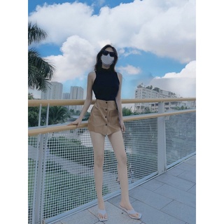 áo ba lổ cổ lọ cao