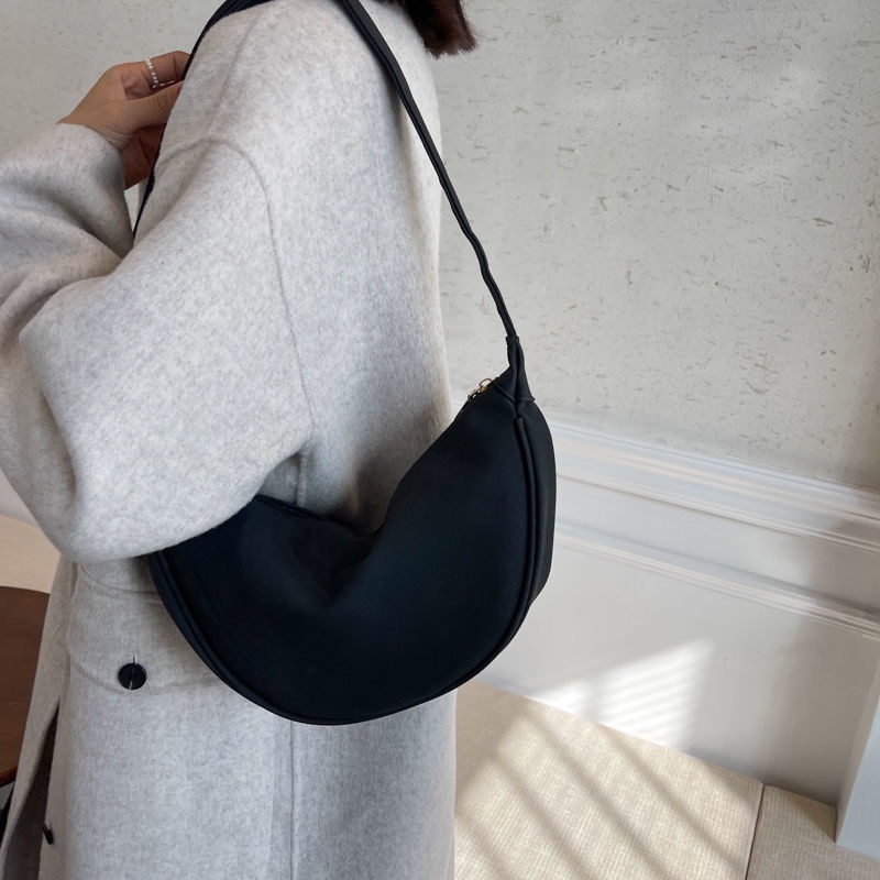 Túi Đeo Chéo Da Nubuck Cao Cấp Màu Trơn Phong Cách Hàn Quốc 3 Kiểu Lựa Chọn