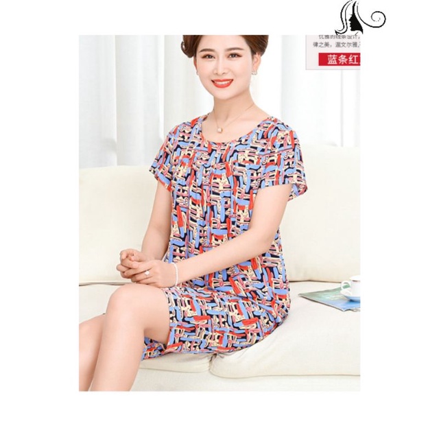 Bộ đồ lanh tôn tole mặc nhà cộc tay kèm quàn lửng trung niên bigsize đến 110kg, chất liệu lanh hai da cao cấp