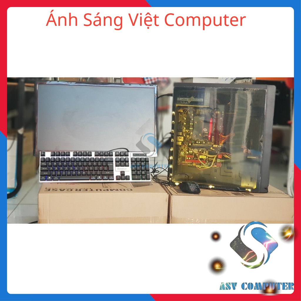 (HOT SALE) Bộ máy tính chơi game AMD A8 7600K, Ram 8G, SSD 120G, LCD 22in LED full bộ