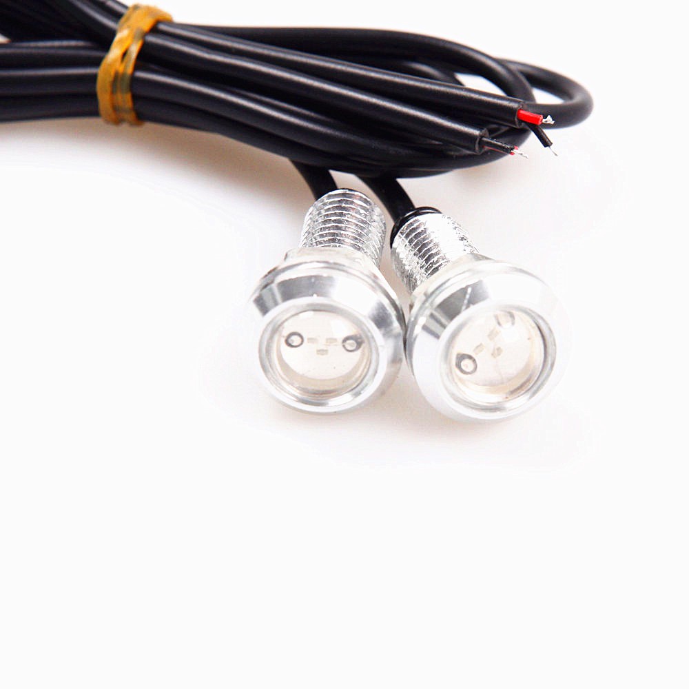 Đèn LED Mắt Đại Bàng 18mm DC 12V 24V 9W Ánh Sáng Trắng / Xanh Dương / Vàng / Hồng Đa Ứng Dụng Cho Xe Hơi