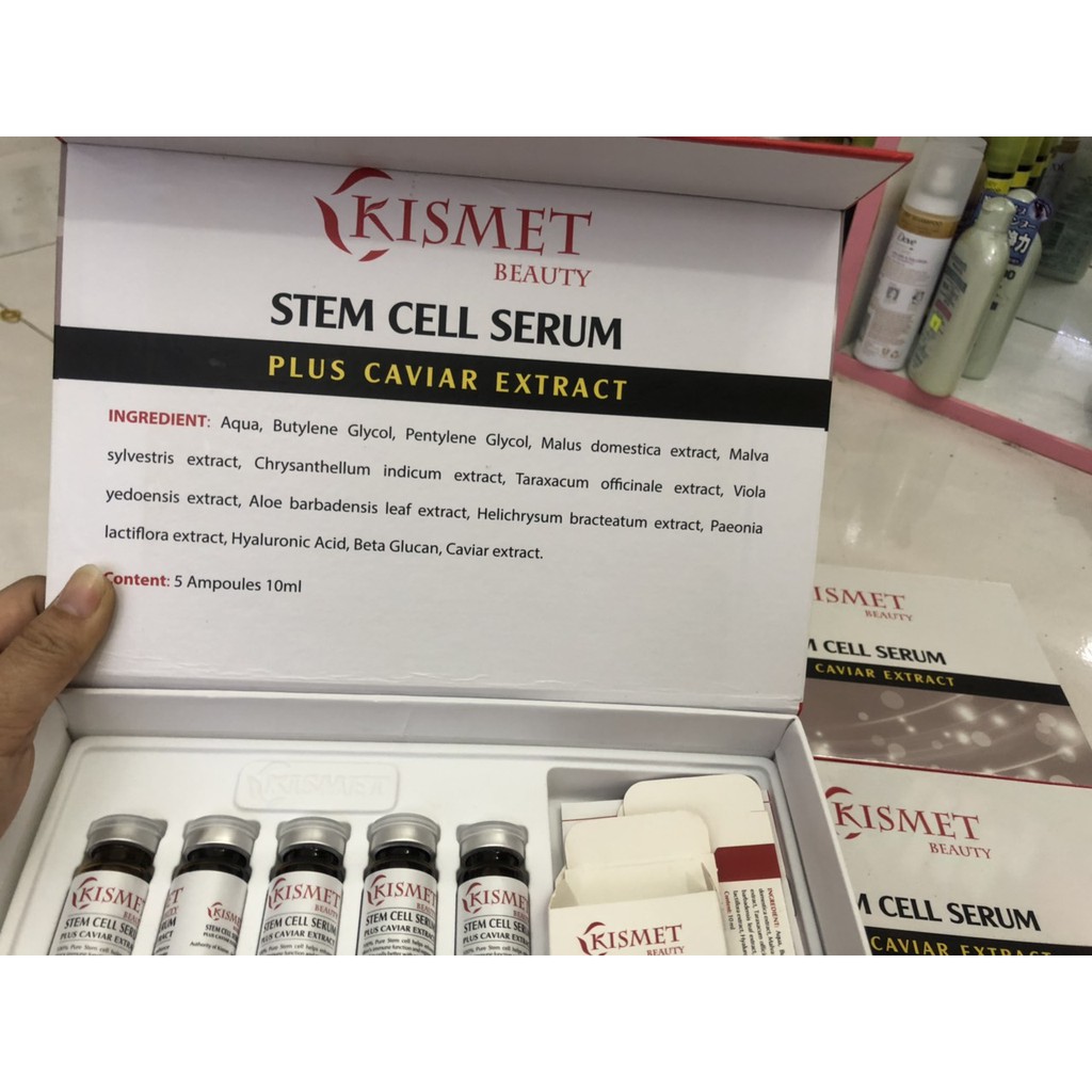 Tế bào gốc  giúp tăng trưởng phục hồi da yếu , sần sùi , da mỏng do lột tẩy Kismet Đức
