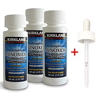 [Tốt nhất] Thuốc mọc râu mọc tóc mọc lông mày tốt nhất Minoxidil 5% dành cho Nam giới Combo 2 lọ x 60ml