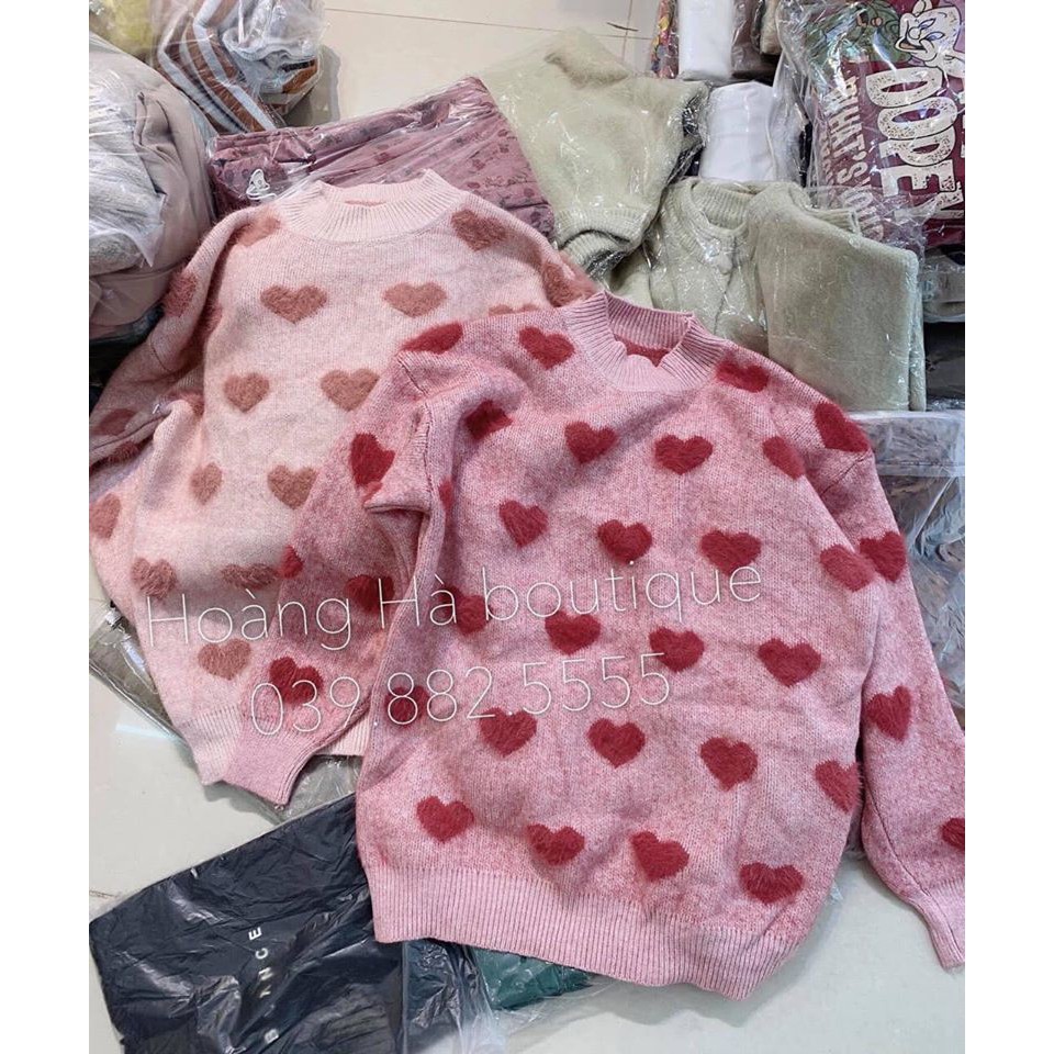 áo len tim hồng quảng châu loại 1 | BigBuy360 - bigbuy360.vn