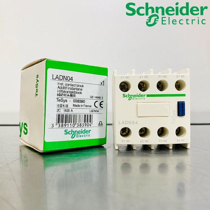 SCHNEIDER Contactor Mặc 4NC Model LADN04