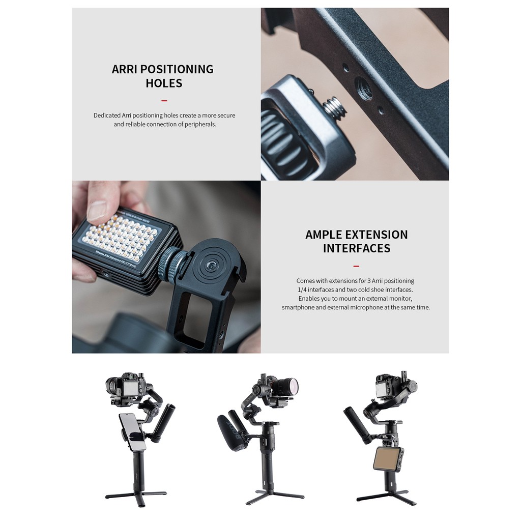 Phụ kiện PGYTECH Ronin S/SC Handgrip Mount Plus