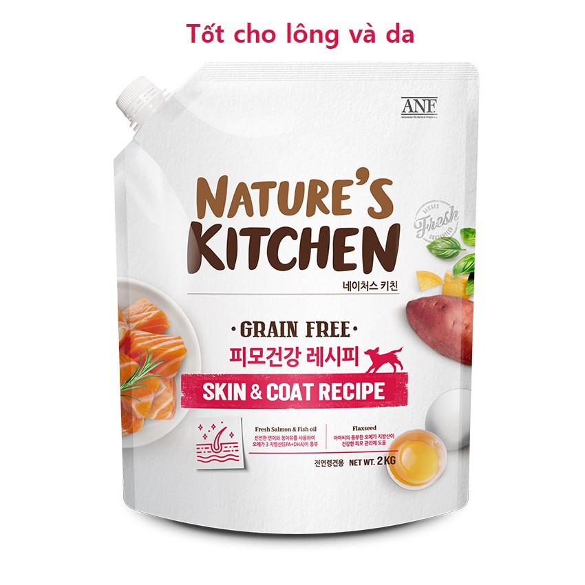 [2kg] Thức ăn hạt cho chó mọi độ tuổi ANF NATURE'S KITCHEN 5 loại - Có sỉ SLL