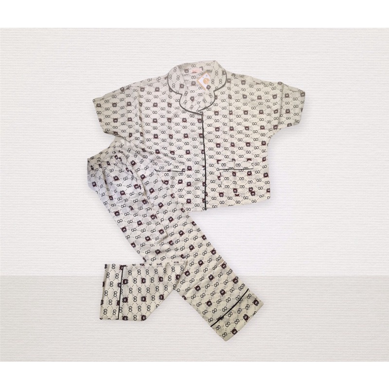 BEUCLOSET - Set đồ bộ lụa ngủ /mặc nhà họa tiết xinh xắn