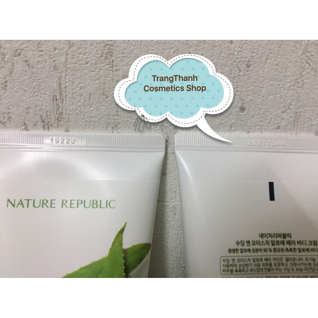 Kem Dưỡng Ẩm Toàn Thân Nature Republic Soothing & Moisture Aloe Vera 90 Body Cream (150ml)