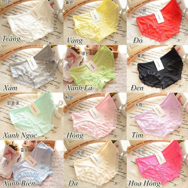 CHUYÊN SỈ _ Quần Lót Nữ Cotton Ren Viền | BigBuy360 - bigbuy360.vn
