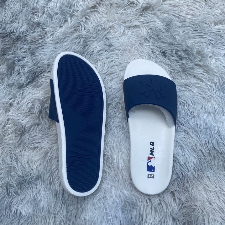 Dép Nam-dép quai ngang ny mlb cao su bản đẹp đi êm H2T STORE