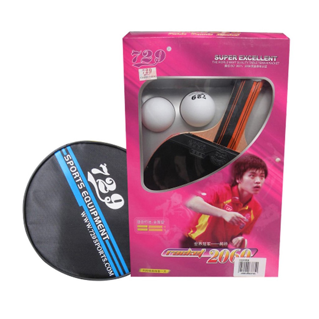 Vợt bóng bàn 729-2060 chuẩn thi đấu kèm 3 quả bóng bàn
