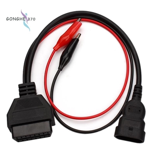 Dây cáp chuyển đổi 3 pin alfa lancia sang 16 pin obdii obd2 obd-ii cho fiat 3pin