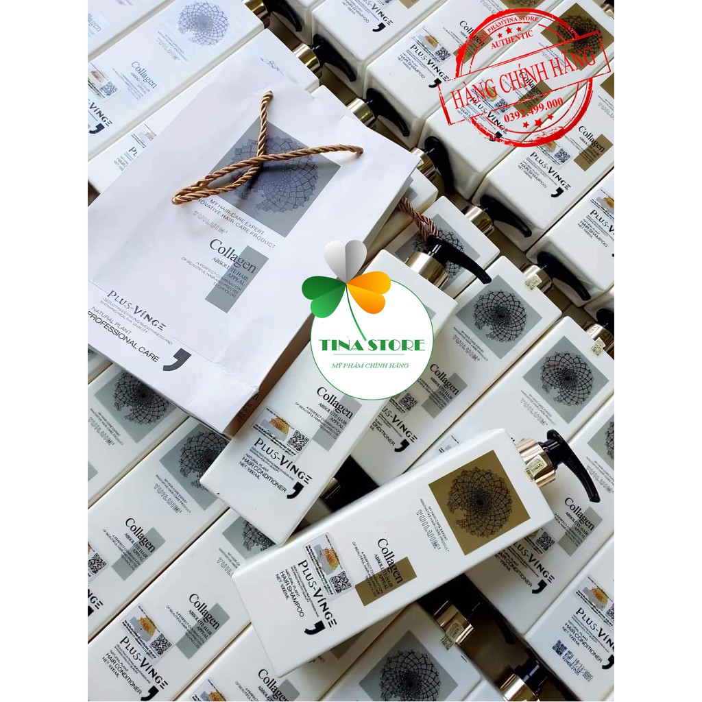 Miễn Ship🔥Cặp Dầu Gội Xả Collagen Vinge 1000ML, Giảm Rụng Tóc, Ngứa, Ngăn Rụng Tóc,Phục Hồi Tóc Hư Tổn | Hàng Chính Hãng | BigBuy360 - bigbuy360.vn