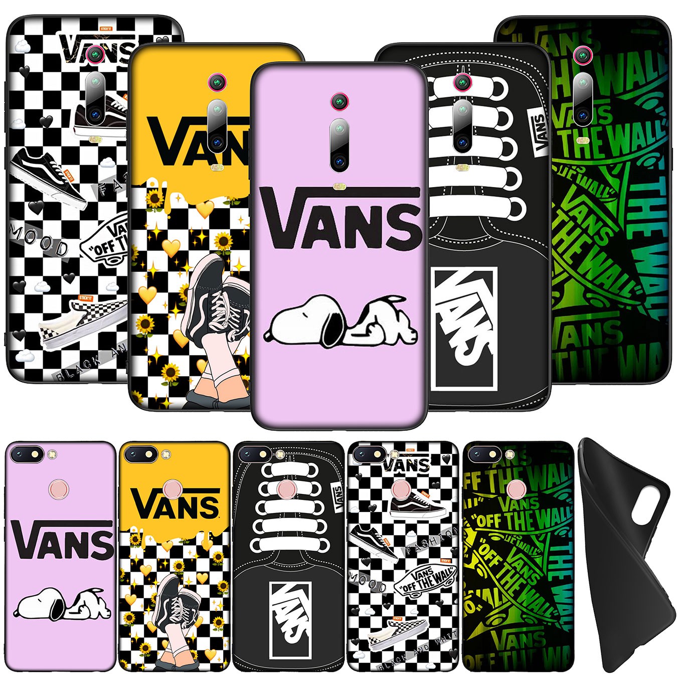 Soft Silicone Xiaomi Mi 10 9 9T Pro Lite SE pocophone f1 MI10 Mi9 Cover cool Fashion VANS logo Phone Case