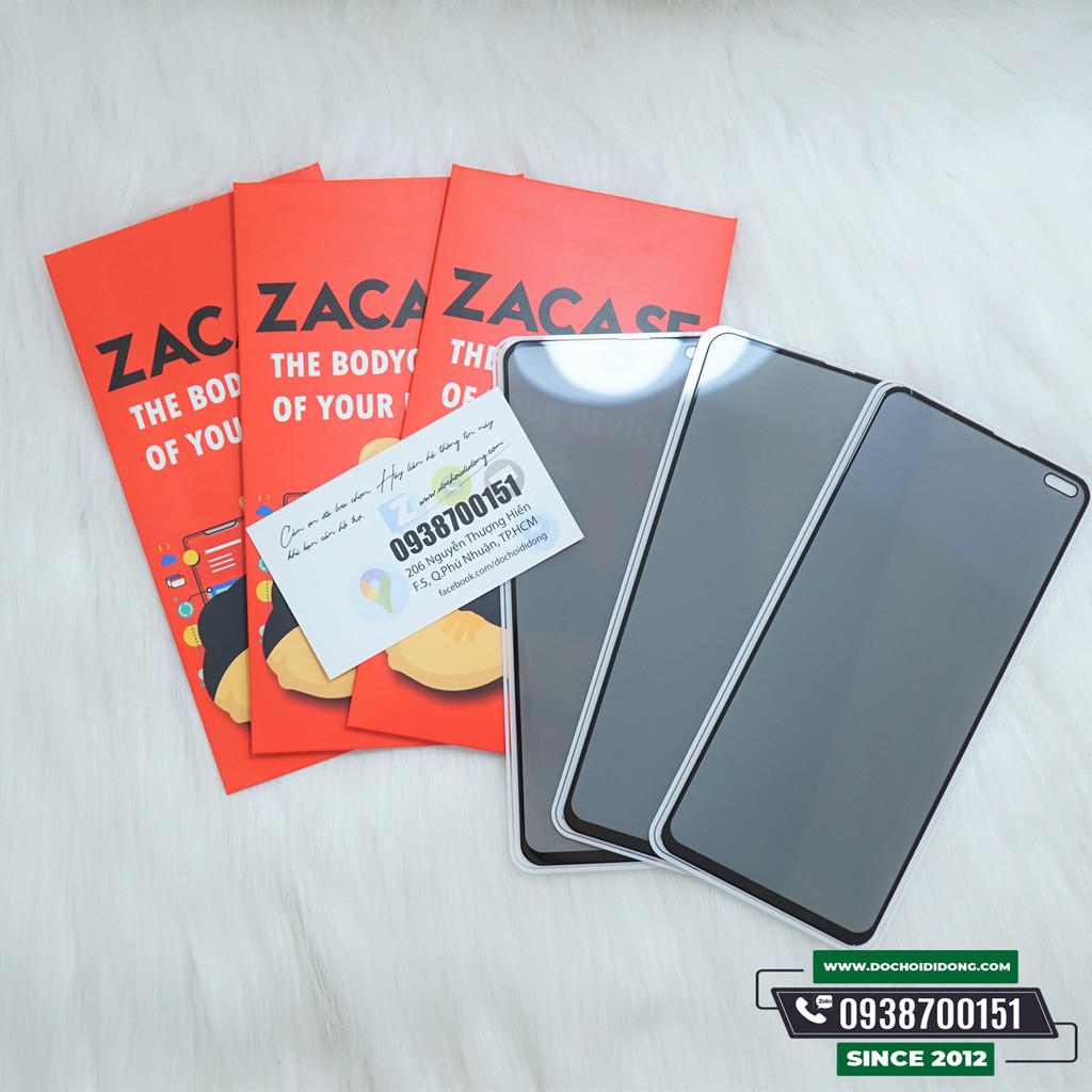 Dán cường lực chống nhìn trộm Xiaomi Redmi K30/ K30 Pro Zacase Anti Spy