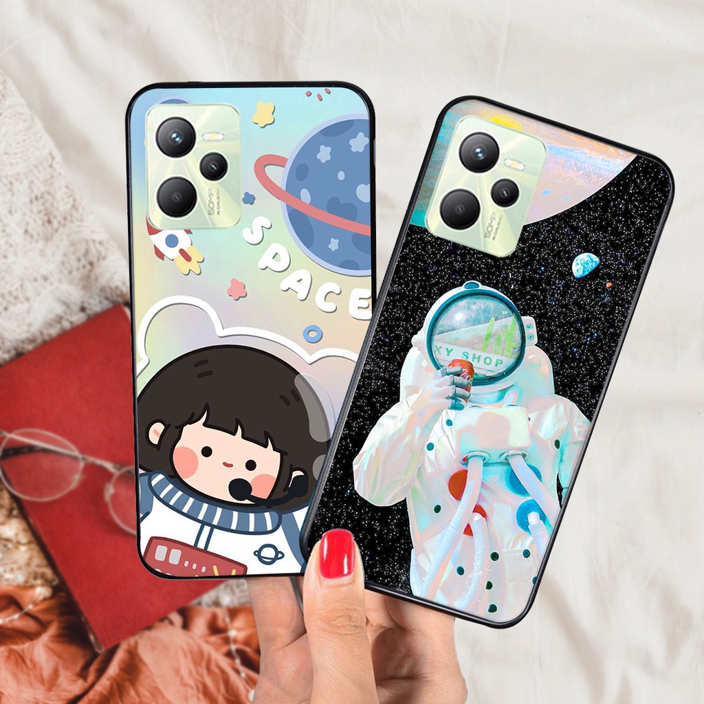 Ốp lưng Oppo A76 - Oppo A36 - Realme C35 ốp phi hành gia đẹp ốp chất lượng