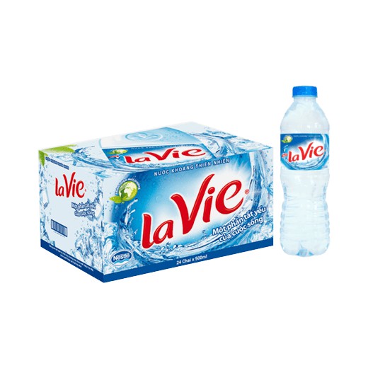 Nước Khoáng Lavie 500ml 24chai/thùng [ HSD 2022]