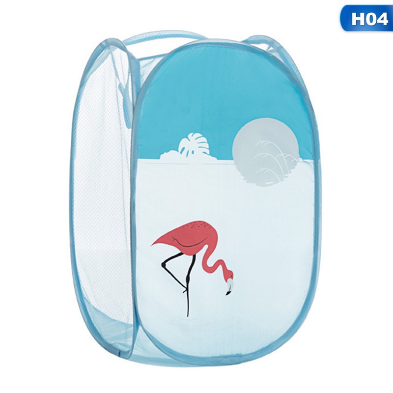 Rổ lưới lớn bỏ đồ giặt hoặc đựng đồ chơi họa tiết tươi sáng