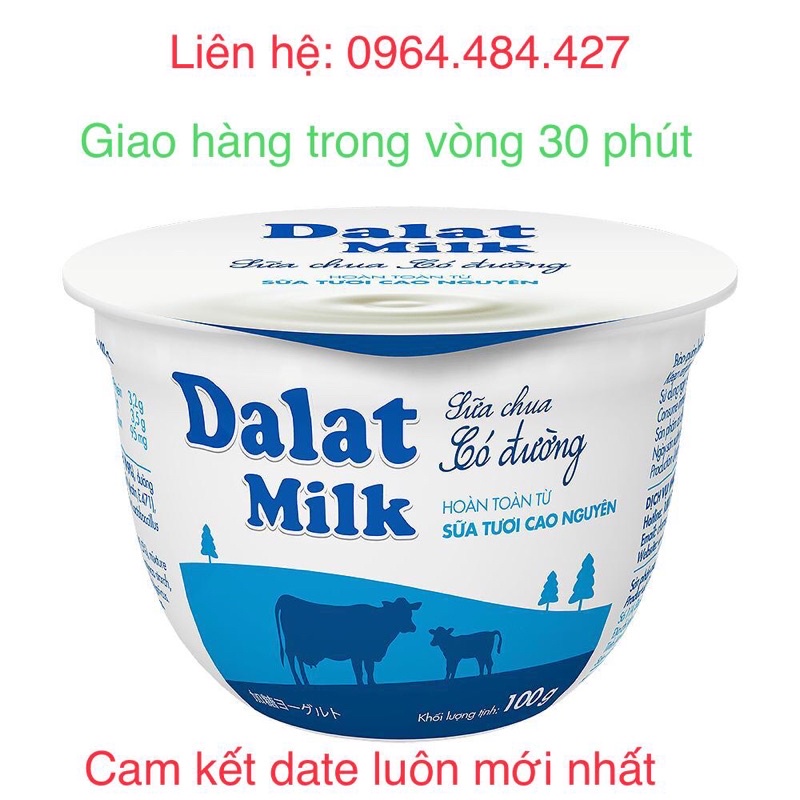 Sữa chua có đường Dalatmilk 100g