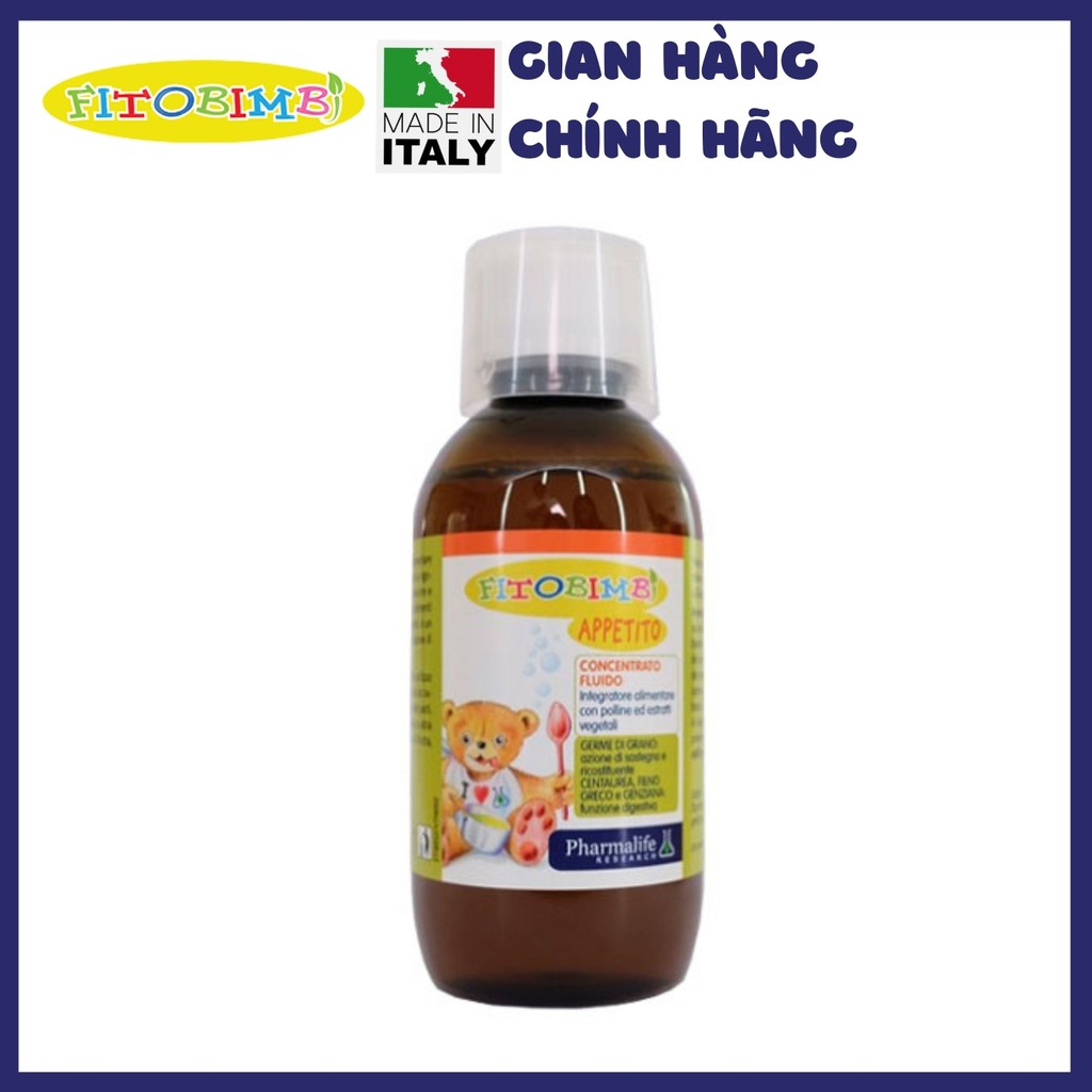 Fitobimbi Appetito -  Hỗ trợ trẻ ăn ngon, tiêu hóa tốt (200ml)