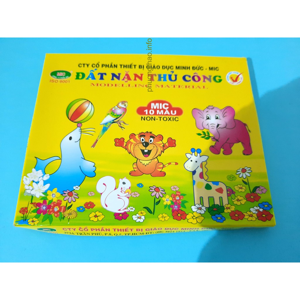 Đất Nặn 5 màu, 10 Màu Mic