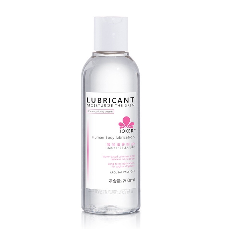 Gel Bôi trơn JOKER đỏ ấm tăng nhiệt, gốc nước, siêu trơn - 200ml