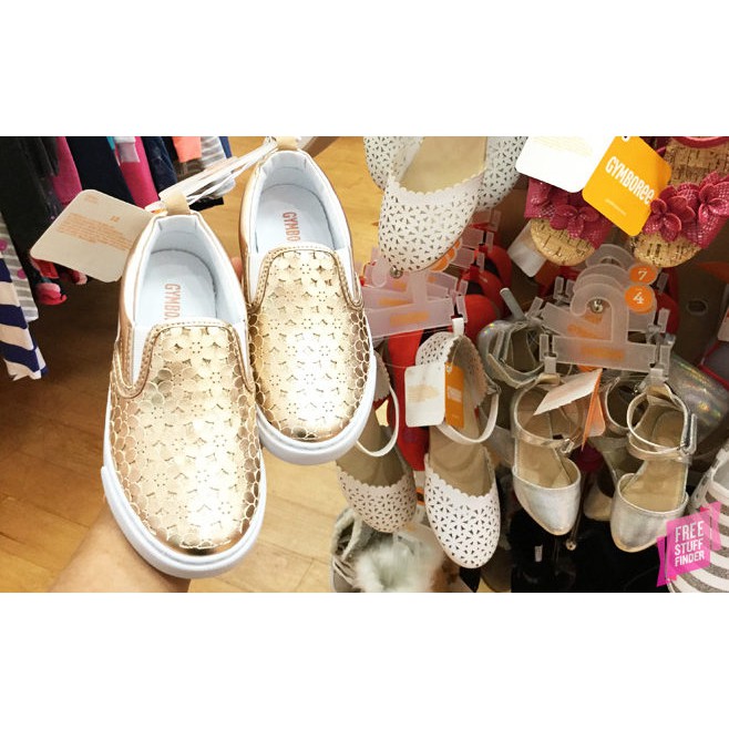 Giày slip on bé gái Gymboree size 20, 22, 23_hàng chính hãng authentic Mỹ