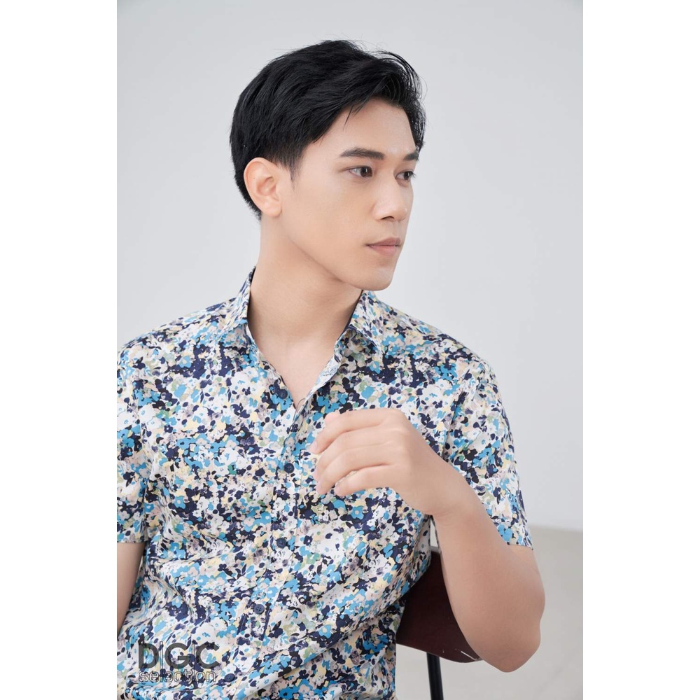 Áo sơ mi Nam ngắn tay Slim Fit DGCs - SASNCB21M-S