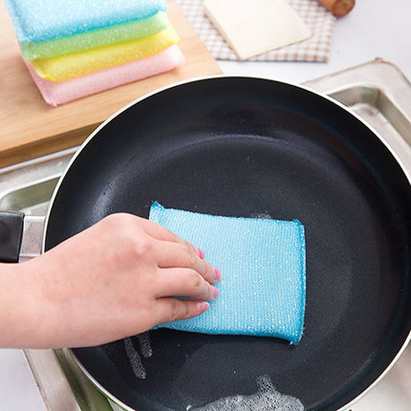 Bộ 4 miếng bọt biển rửa chén dĩa đa năng