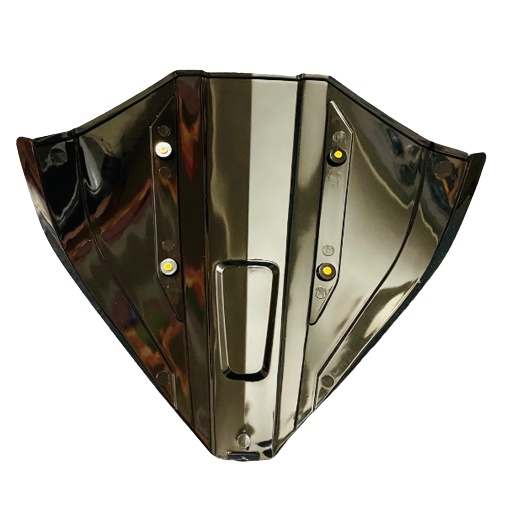 Mão - chắn gió dành cho xe Vario 2018-2021 đen bóng kiểu dán keo 3M