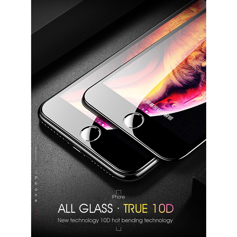 Inventory Kính Cường Lực 10d Toàn Màn Hình Cho iphone 14 pro max 13 mini 12 11 xr x 8 7 6 plus se2020
