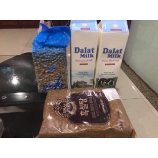 Set 1kg trân châu + 1kg đường đen