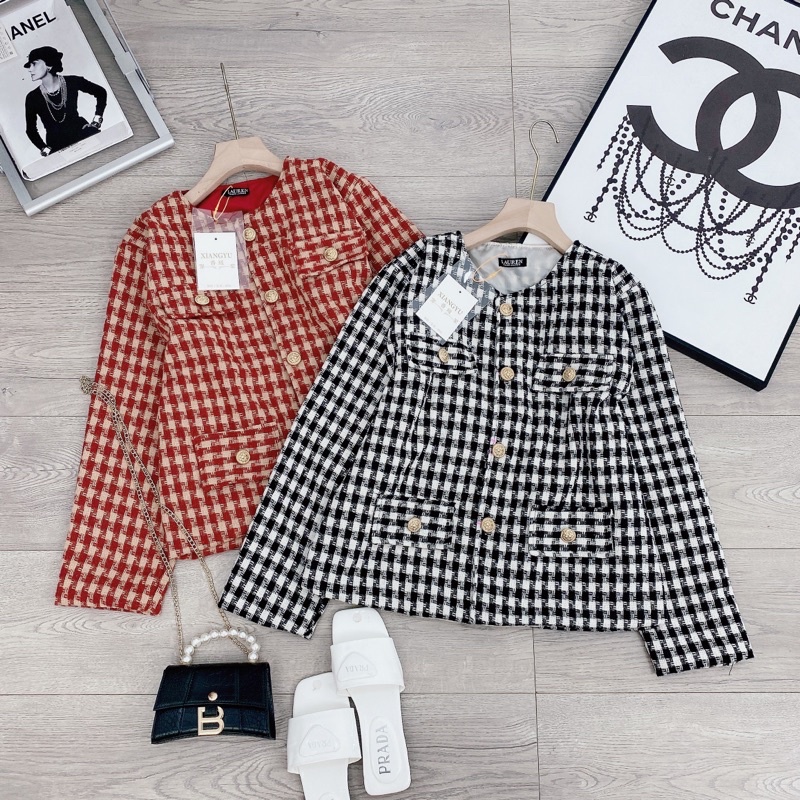 [ 𝐅𝐑𝐄𝐄 𝐒𝐇𝐈𝐏 ] ÁO KHOÁC DẠ CARO NẮP TÚI SIÊU HÓT VẢI DẠ QC CAO CẤP  QC CAO CẤP