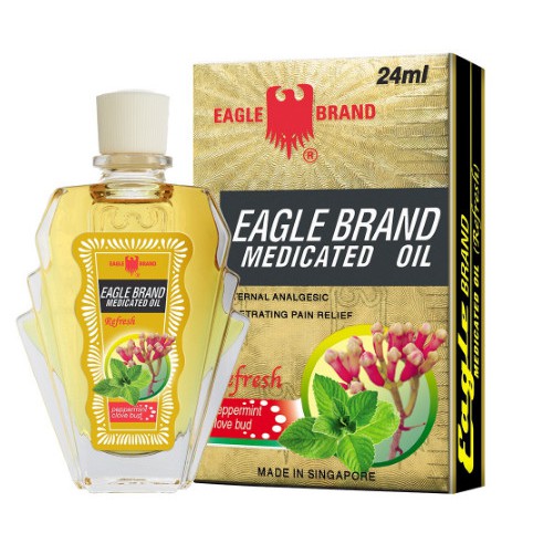 Dầu gió Con Ó màu vàng Eagle Brand 24ml