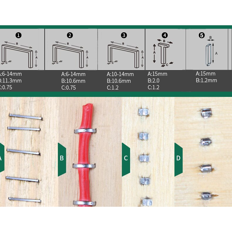 Máy bắn ghim, máy dập ghim, súng bắn ghim đa chức năng LAOA, chất lượng cao, hàng chính hãng