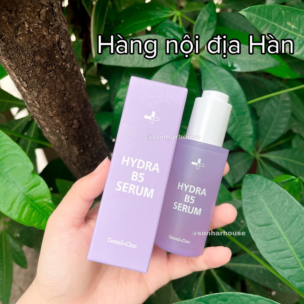 Tinh Chất GoodnDoc Dưỡng Ẩm, Hỗ Trợ Phục Hồi Da 30ml Hydra B5 Serum