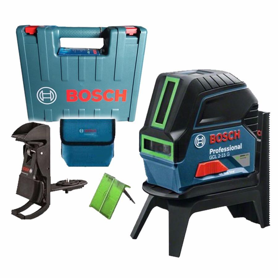 MÁY CÂN MỰC LASER BOSCH GCL 2-15 G TIA XANH