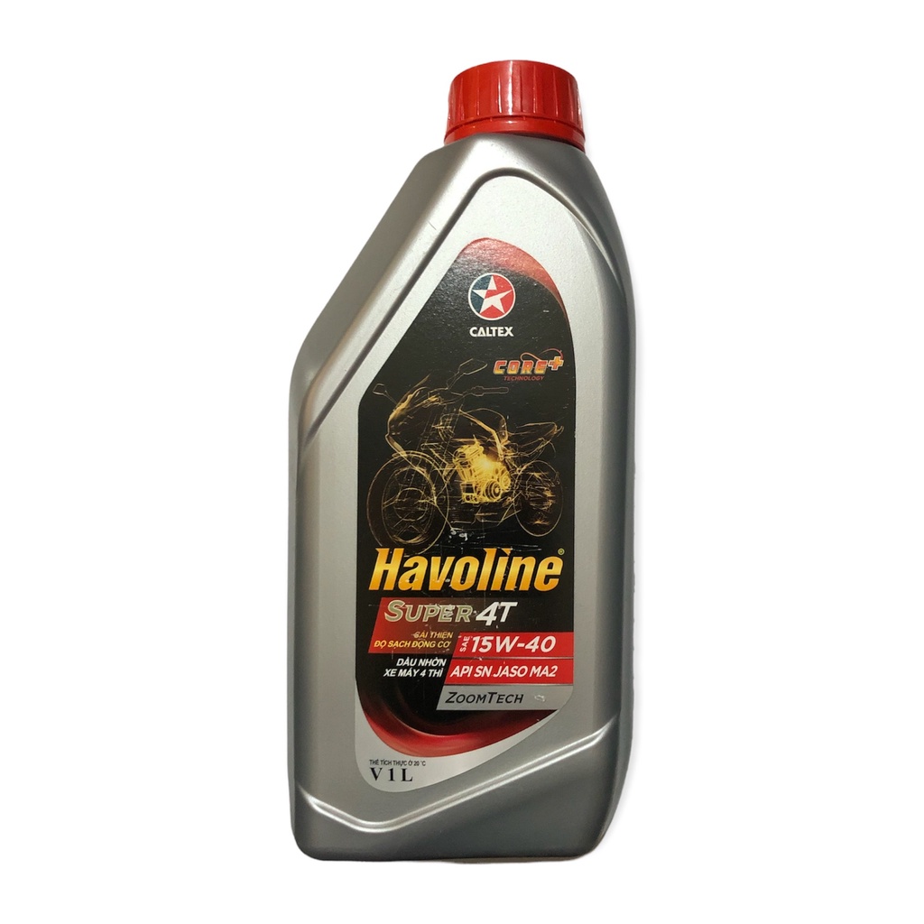 Nhớt xe số gốc khoáng Caltex Havoline Super4T 15w40/20w50 [ 1L ]