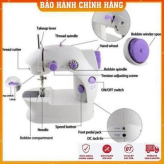 Máy Khâu Mini Gia Đình 2 Tốc Độ Có Đèn Led Cắt Chỉ