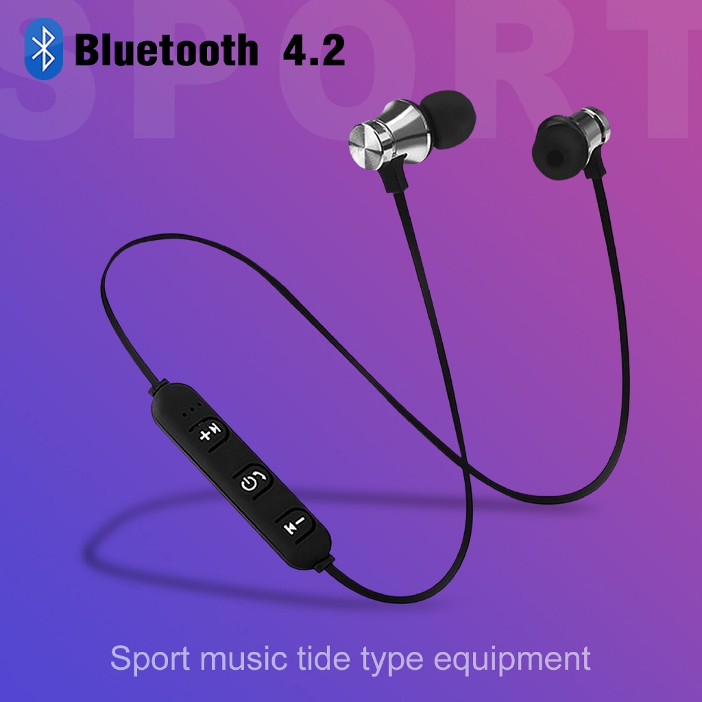 Tai nghe bluetooth 4.2 GOOJODOQ tích hợp micro kèm cáp sạc USB chống thấm nước