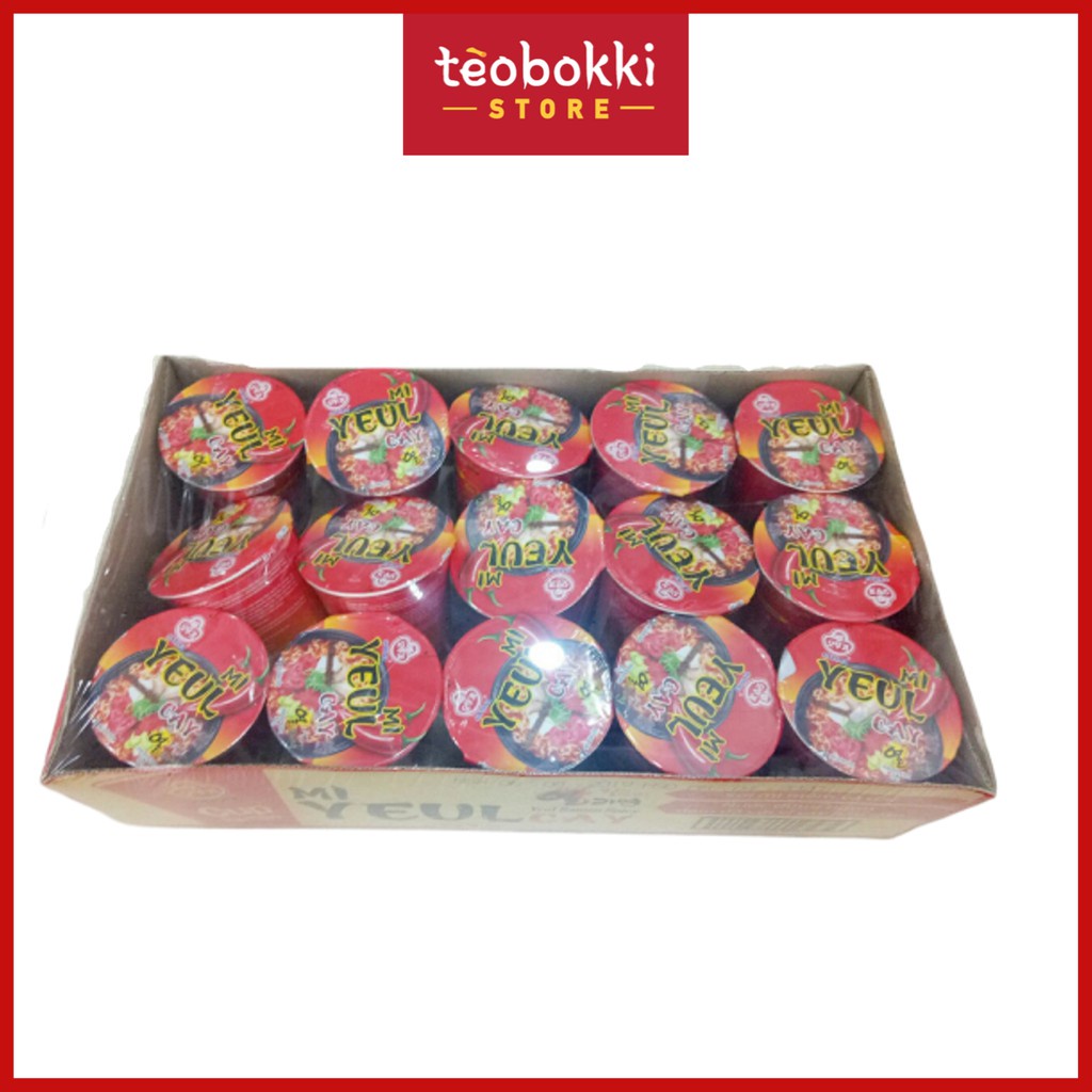 Thùng 15 ly mì cay Yeul Ottogi 62g