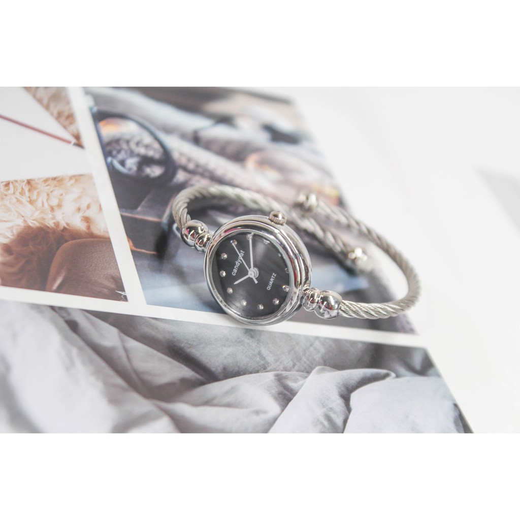 Đồng hồ nữ CANDYCAT1 dây thép vòng tay cá tính version 1 | BigBuy360 - bigbuy360.vn